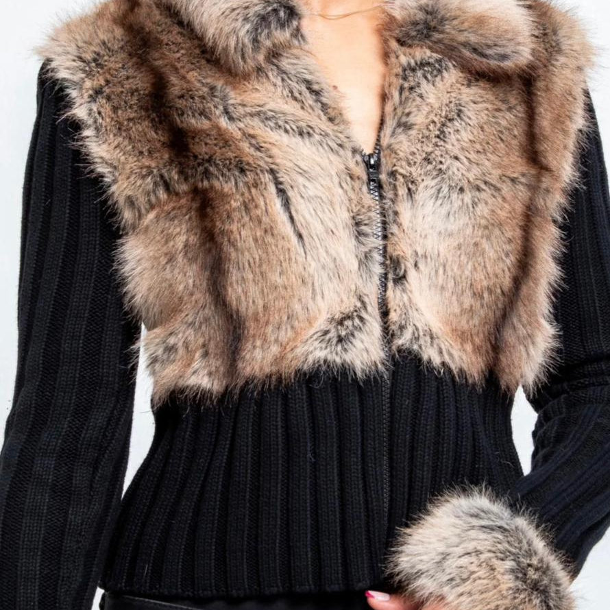 SELYARA | Faux Fur Gilet