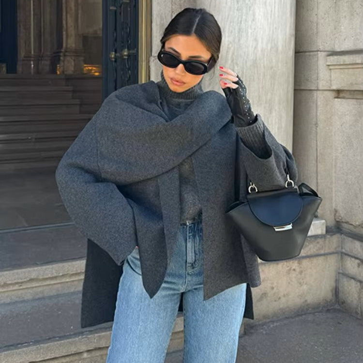 SELYARA | Scarf Coat